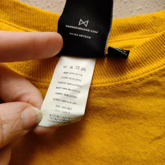 Yellow Graphic Long Sleeve Shirt No Hours Day Dreamin - Picture 8 of 8